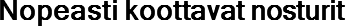 Nopeasti koottavat nosturit